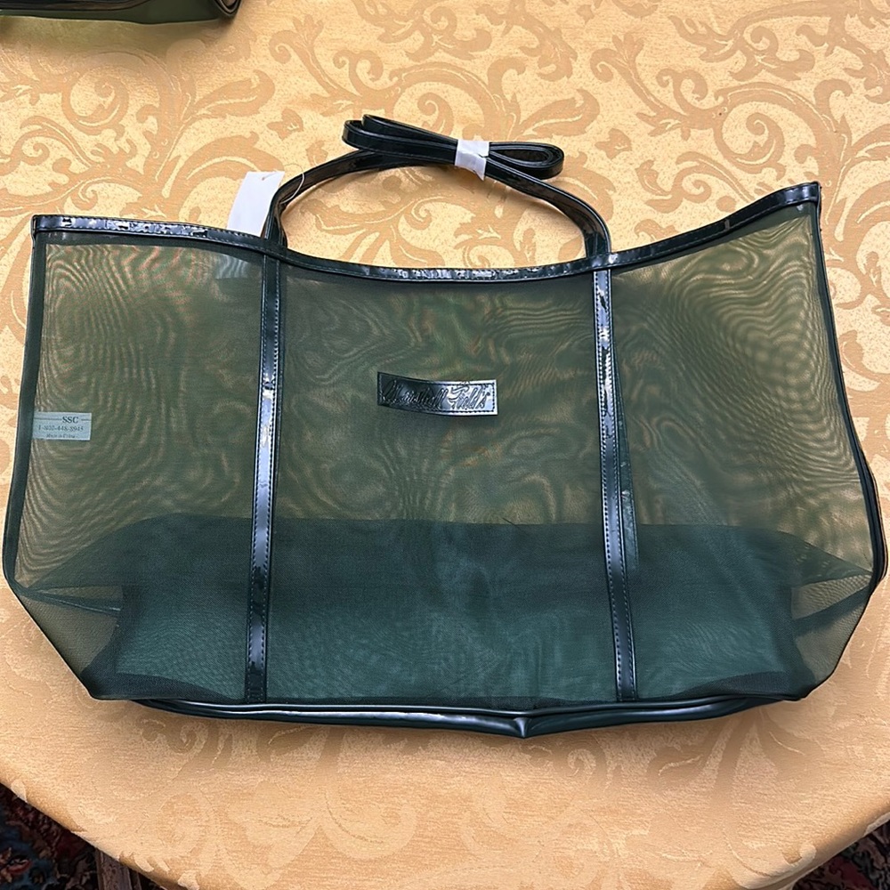 Marshall Fields Sheer Mesh Shopper - Vintage